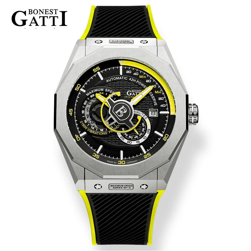 Bonest Gatti BG8601 automatic sapphire luminous watch, variant A4