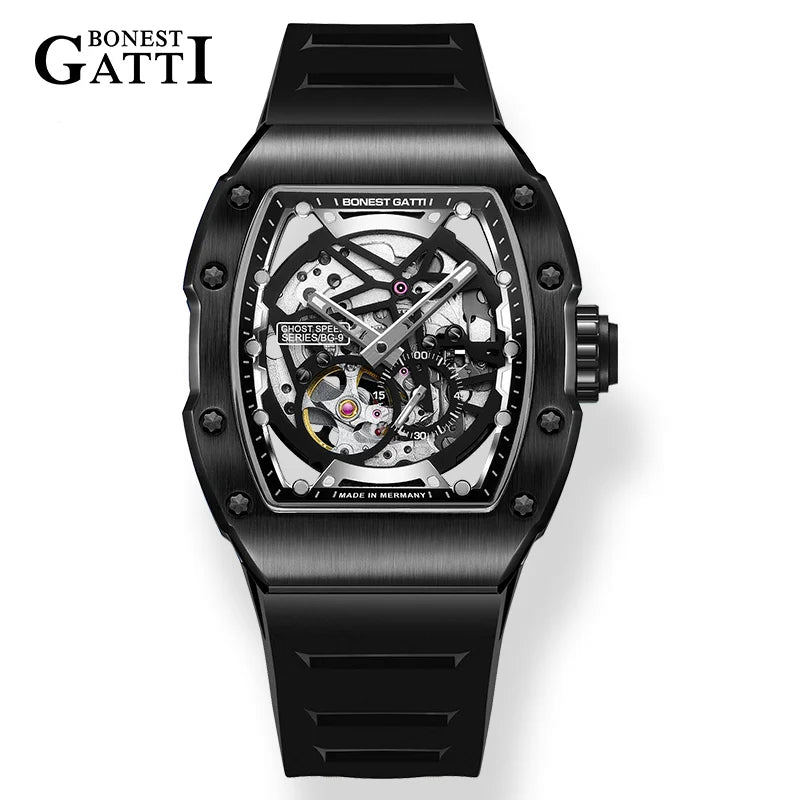 Bonest Gatti BG9901 automatic tonneau sapphire watch, variant A4