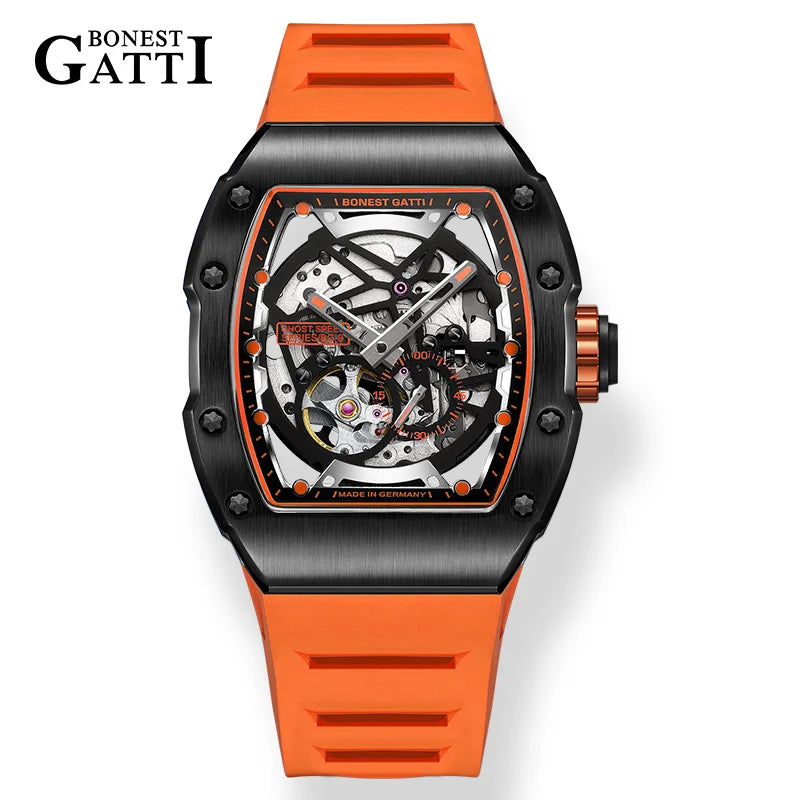 Bonest Gatti BG9901 automatic tonneau sapphire watch, variant A2