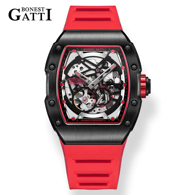 Bonest Gatti BG9901 automatic tonneau sapphire watch, variant A3