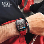 Bonest Gatti BG9901 automatic tonneau sapphire watch, view 6 of 12