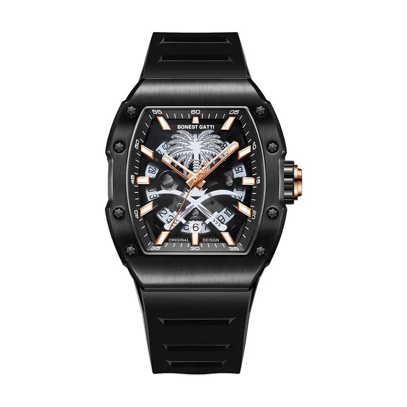 Bonest Gatti BG9904 automatic carbon fiber watch, variant A2
