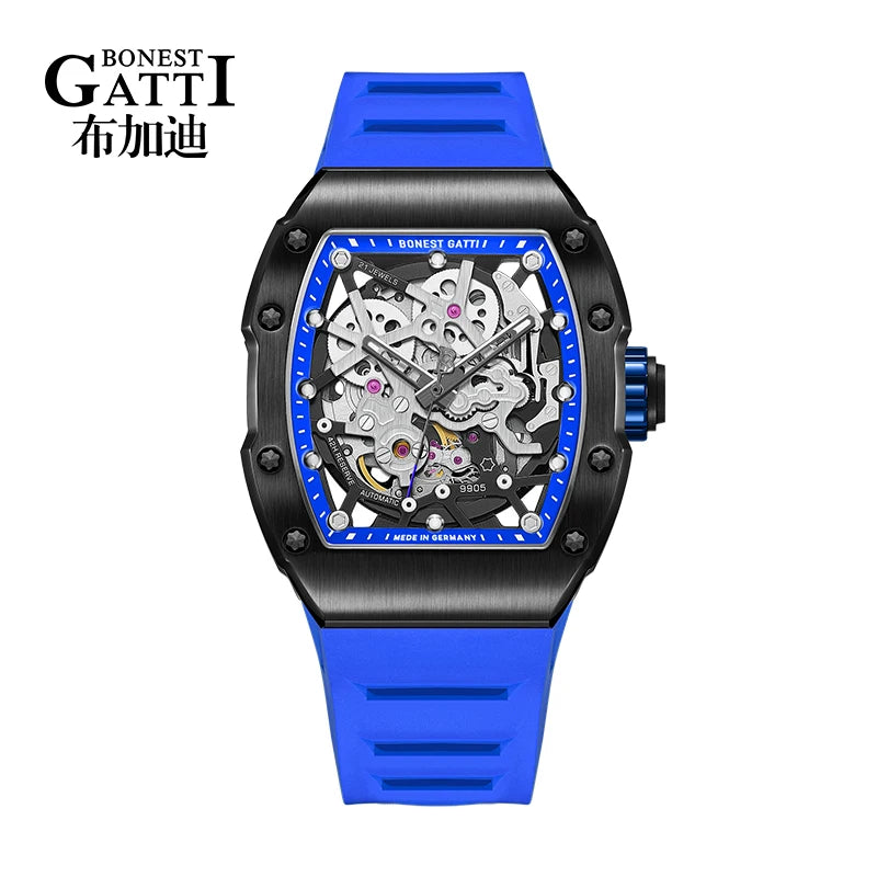 Bonest Gatti BG9905 automatic skeleton watch, variant A5