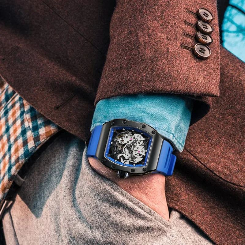 Bonest Gatti BG9905 automatic skeleton watch, view 7 of 11