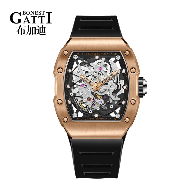 Bonest Gatti BG9905 automatic skeleton watch, variant A3