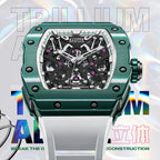 Bonest Gatti BG9906 automatic skeleton carbon watch, view 2 of 10