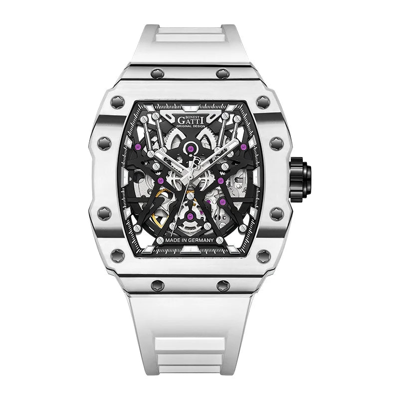 Bonest Gatti BG9906 automatic skeleton carbon watch, variant A1 #2