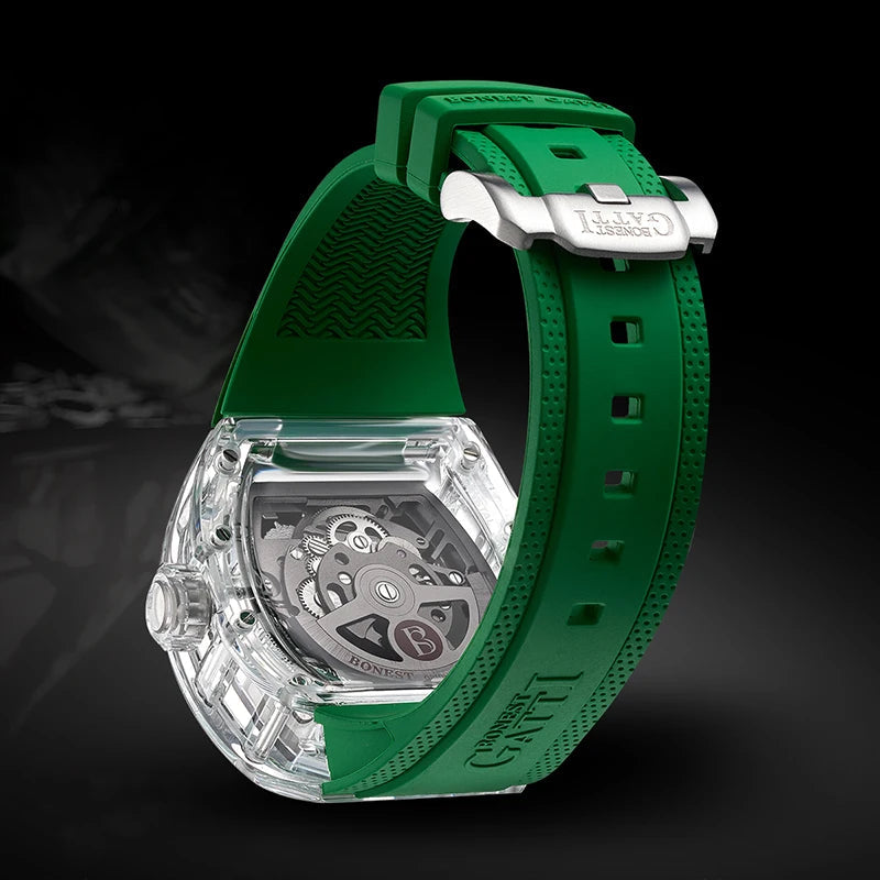 Bonest Gatti BG9980 automatic skeleton watch, view 3 of 10