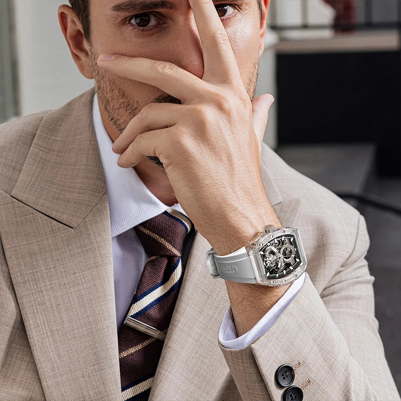 Bonest Gatti BG9980 automatic skeleton watch, view 7 of 10