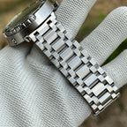 Brushed stainless steel tank bracelet of the STEELDIVE SD1975K