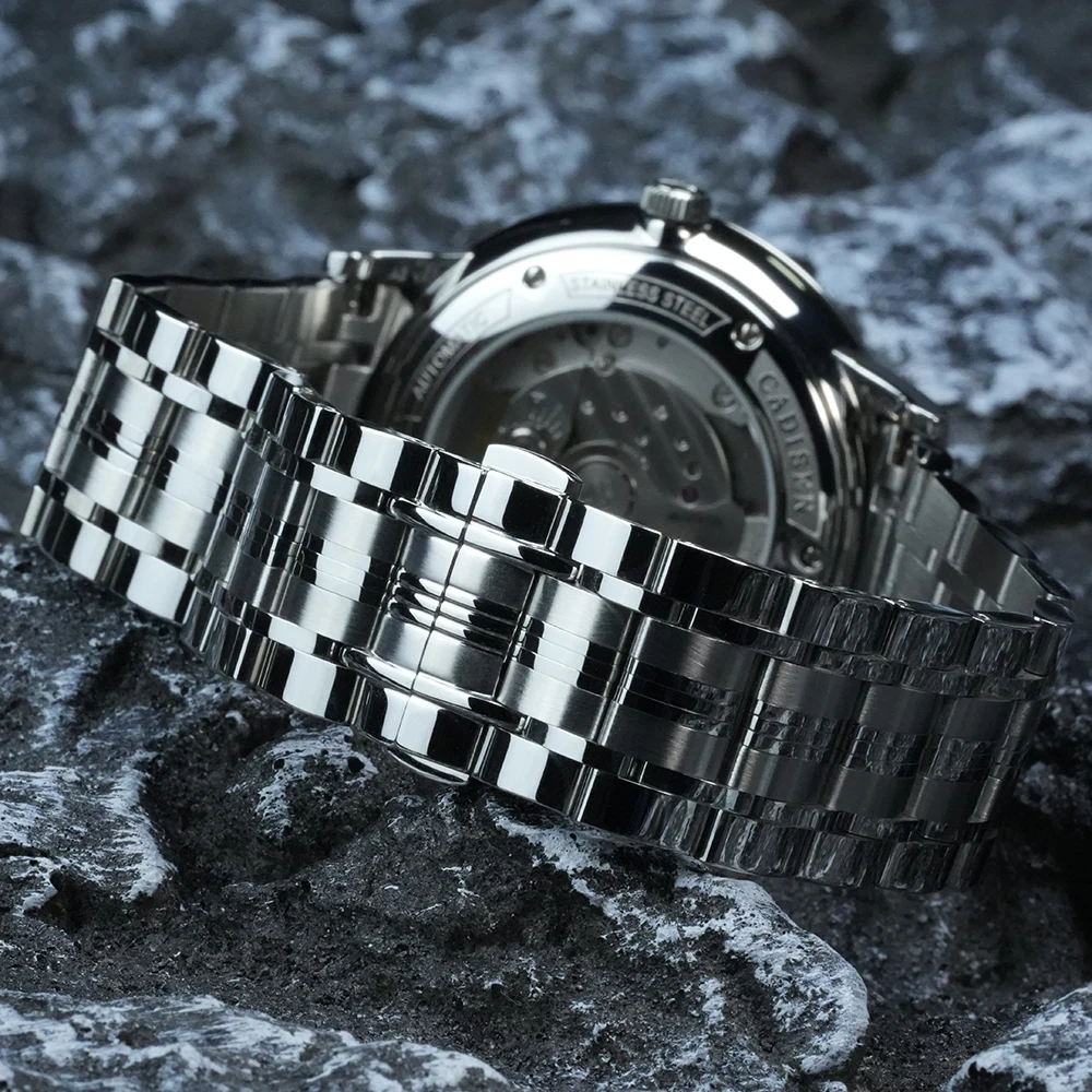 CADISEN C8175 Automatic Ultra-Thin Mechanical Watch, detail view