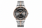 CADISEN C8175 Two-Tone Rose Gold and Steel Grey Dial Automatic Watch Front View