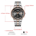 CADISEN C8175 Automatic Ultra-Thin Mechanical Watch, shown on wrist
