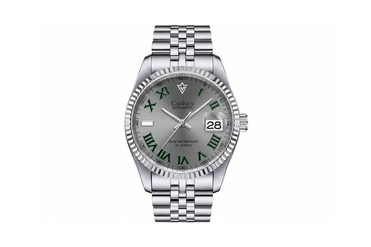 CADISEN C8211M 38MM Oyster Perpetual, detail view