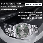 CADISEN C8211M 38MM Oyster Perpetual, clasp detail