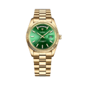 CADISEN C8214 DD40 Oyster Perpetual Menâ€™s Watch with green dial
