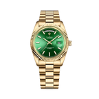 CADISEN C8214 DD40 Oyster Perpetual Menâ€™s Watch with green dial