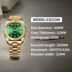 CADISEN C8214 DD40 Oyster Perpetual Menâ€™s Watch, lifestyle shot