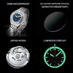 CADISEN C8231 Automatic Meteorite Dial, clasp detail