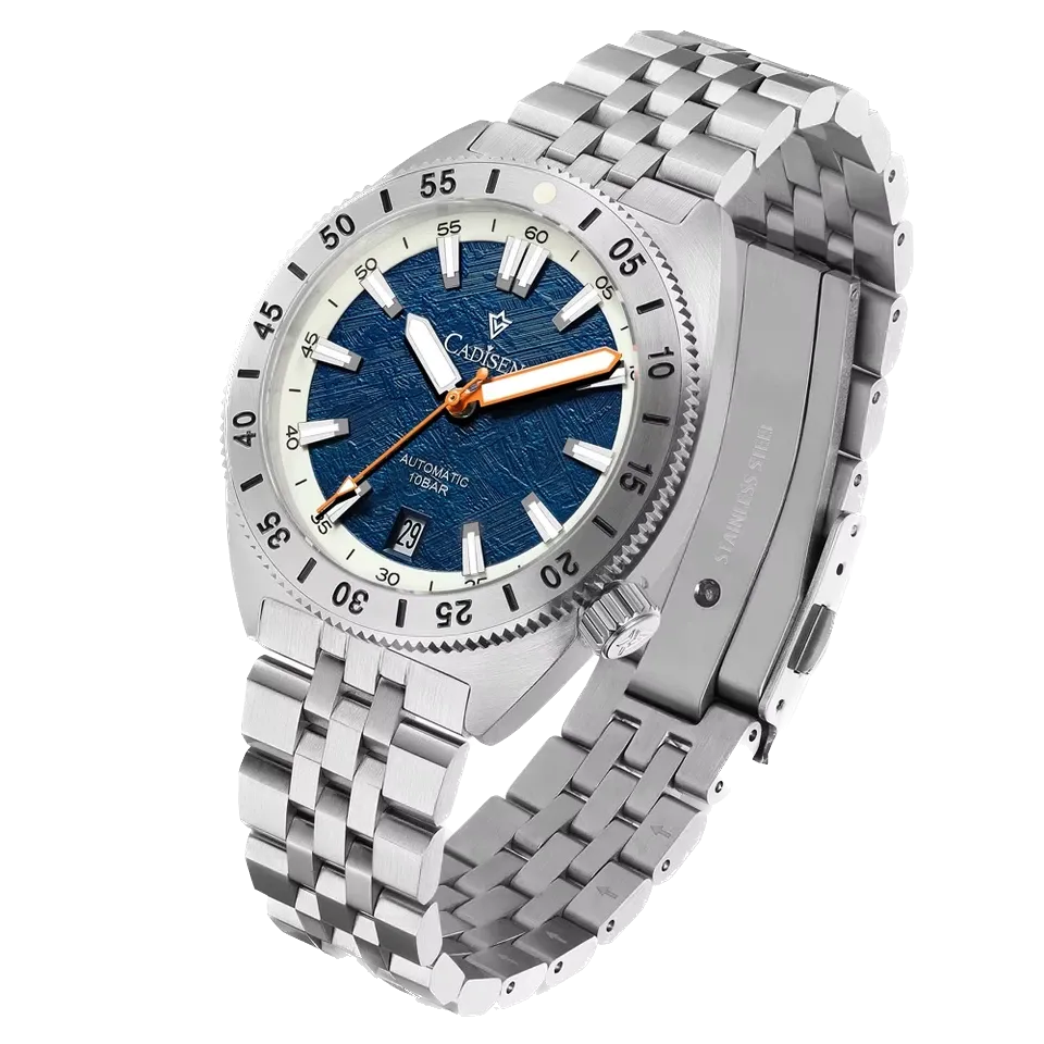 CADISEN C8231 Automatic Mechanical Watch Man Meteorite Dial Business Casual Watch-PrimeTimepiece