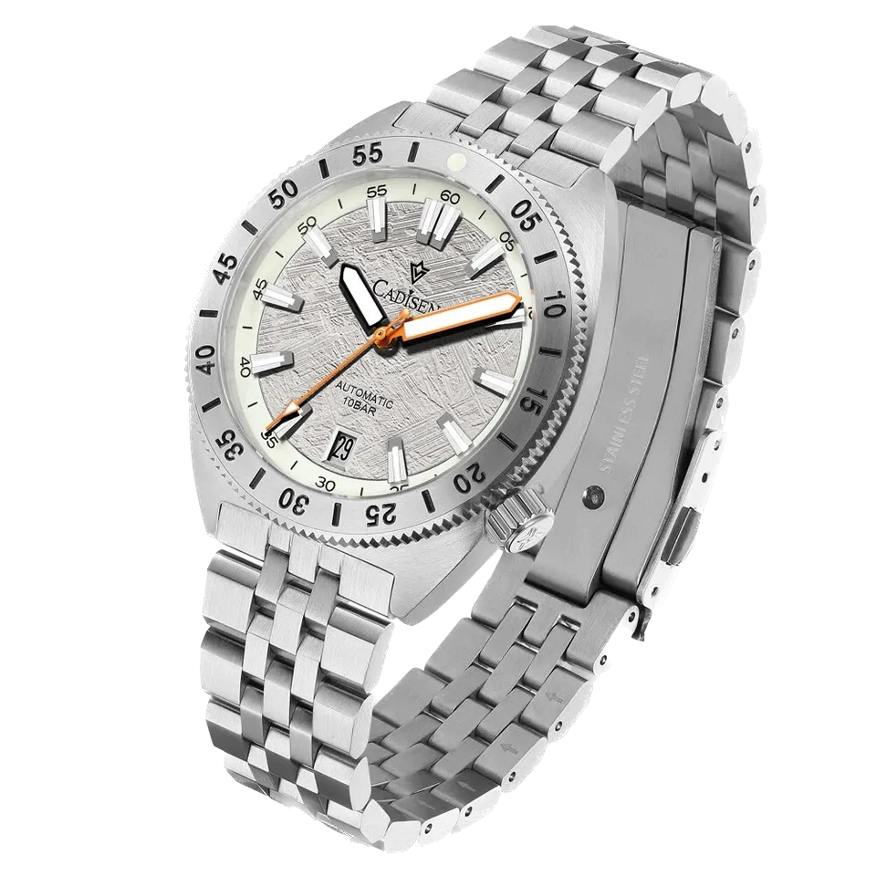 CADISEN C8231 Automatic Mechanical Watch Man Meteorite Dial Business Casual Watch-PrimeTimepiece