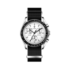CADISEN C7064 VK68 Speed Chronograph Automatic with white dial, angled view
