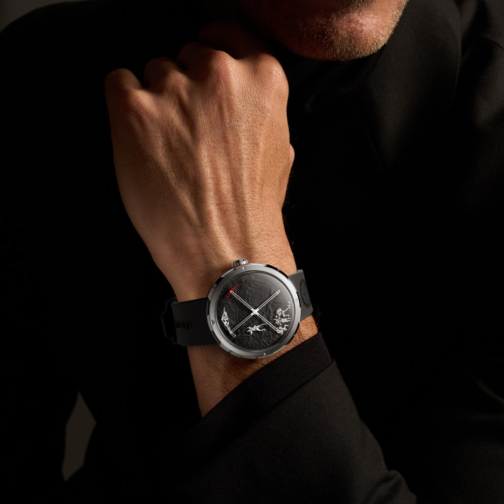 CIGA Design Everest China 65th Anniversary Automaton Titanium Watch – worn on the wrist