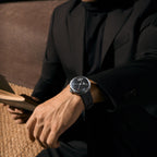 CIGA Design Everest China 65th Anniversary Automaton Titanium Watch – worn on the wrist, lifestyle