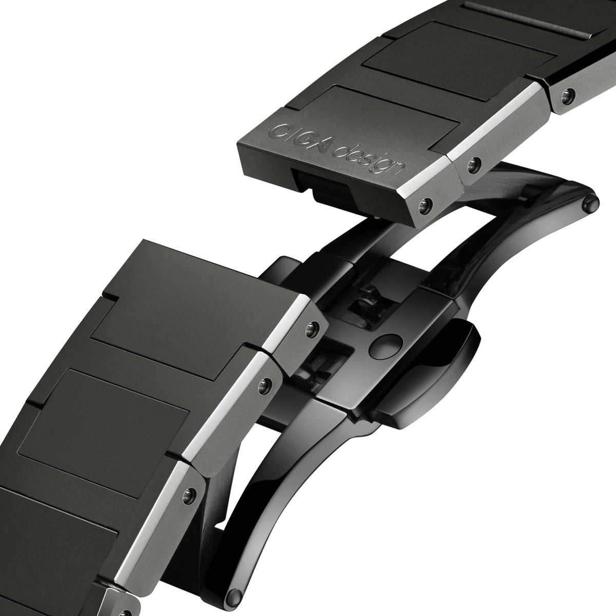 CIGA Design Falcon Round Skeleton Automatic Watch – H-link bracelet folding clasp