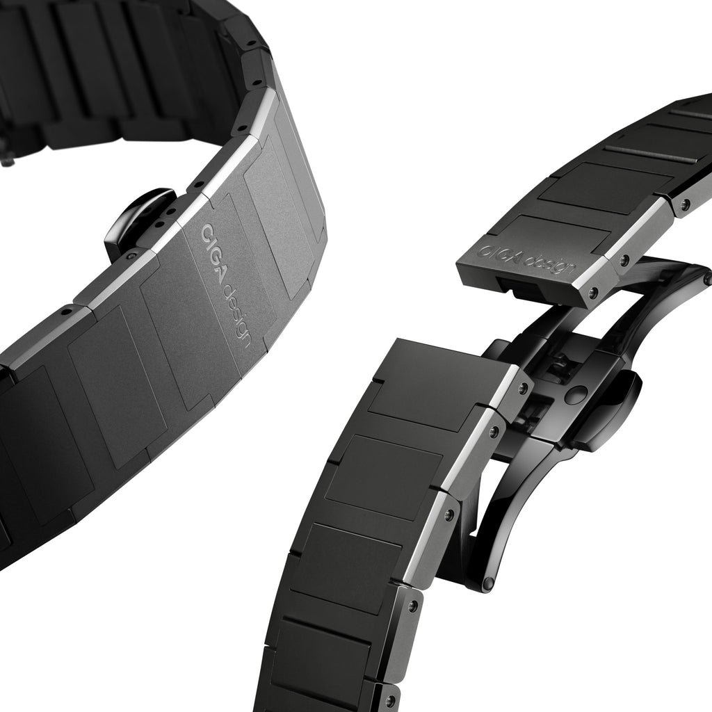 CIGA Design Hunter Steel Skeleton Automatic Watch – Carbon bracelet and folding clasp