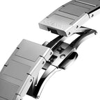 CIGA Design Hunter Tourbillon Titanium Skeleton Watch – titanium bracelet and folding clasp