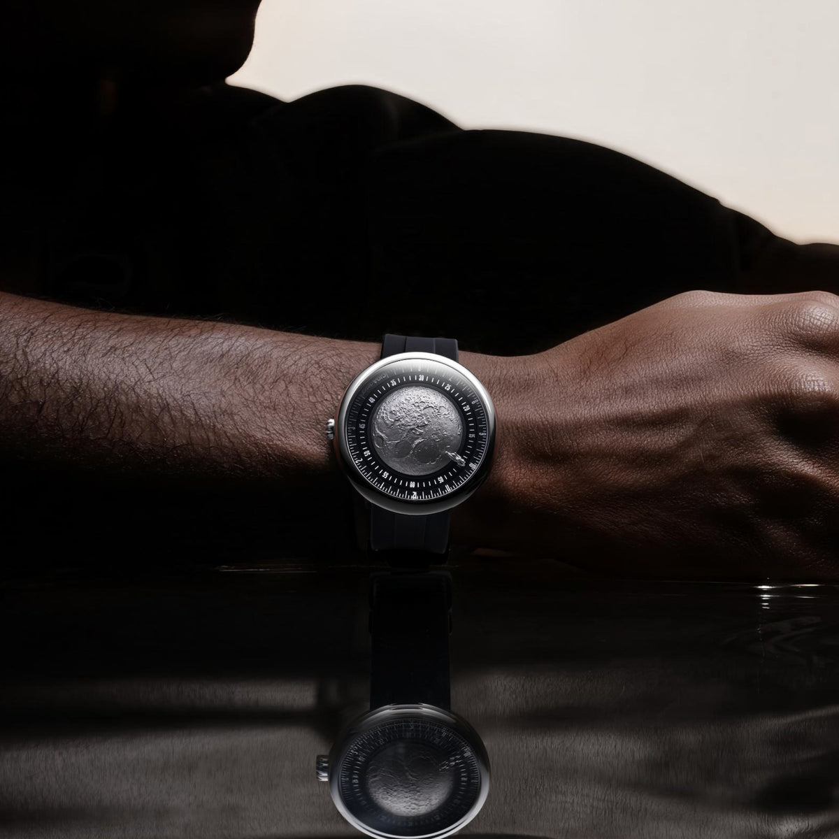 CIGA Design Moon Walker Titanium Automatic Watch – worn on the wrist