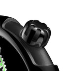 CIGA Design Time Cipher Wandering Hour Automatic Watch – Carbon crown close-up