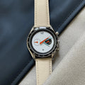 CILOA 507 Men's Automatic Watch with white dial, side view