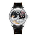 Lucky Harvey ZLS201-1 Craftmanship silver case rabbit moon dial automatic watch front view