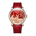 Lucky Harvey ZLS201-2 Craftmanship Rose Gold Red Rabbit Automatic Watch front