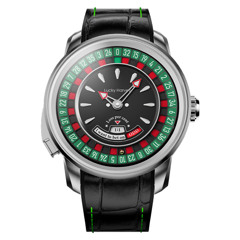 Lucky Harvey ZLS303-2 Silver European Roulette Automatic Watch – image 2 of 7