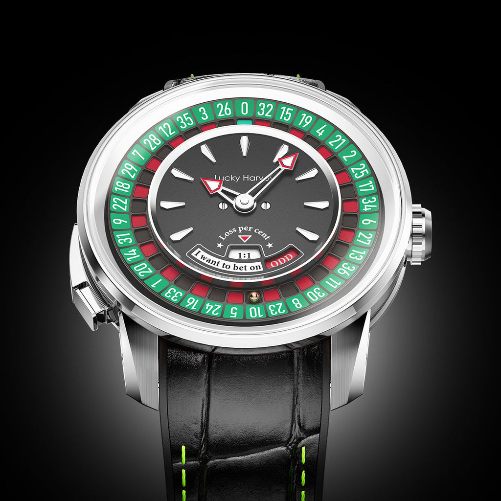 Lucky Harvey ZLS303-2 Silver European Roulette Automatic Watch – image 3 of 7