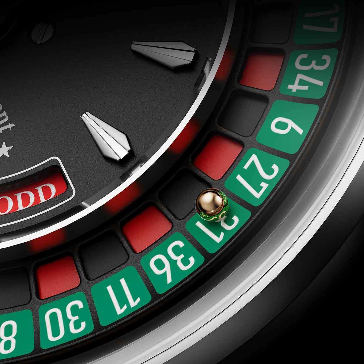 Lucky Harvey ZLS303-2 Silver European Roulette Automatic Watch – image 5 of 7