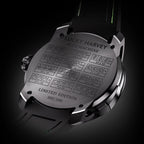 Lucky Harvey ZLS305-2 watch caseback engraved with slot machine paytable and limited 001/100