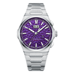 Lucky Harvey ZLS402-4 purple hammer chiming automatic watch with big date, front view