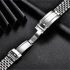 PAGANI DESIGN 20MM Original Stainless Steel Jubilee Band Strap, side view