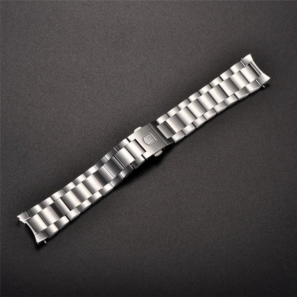 PAGANI DESIGN 1617 1-Clasp Design Factory Original Stainless Steel Bracelet 22cm, detail view