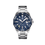PAGANI DESIGN PD-1617 Military Sport watch with blue dial, front view
