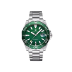 PAGANI DESIGN PD-1617 Military Sport watch with green dial, front view