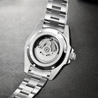 PAGANI DESIGN PD-1639 automatic watch caseback exhibition window showing movement