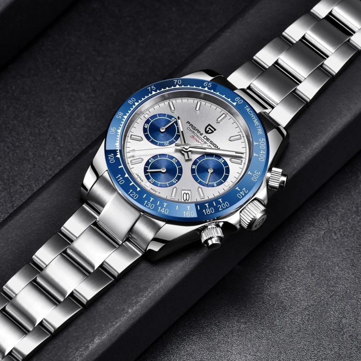 Pagani Design PD-1644 chronograph watch — view 2