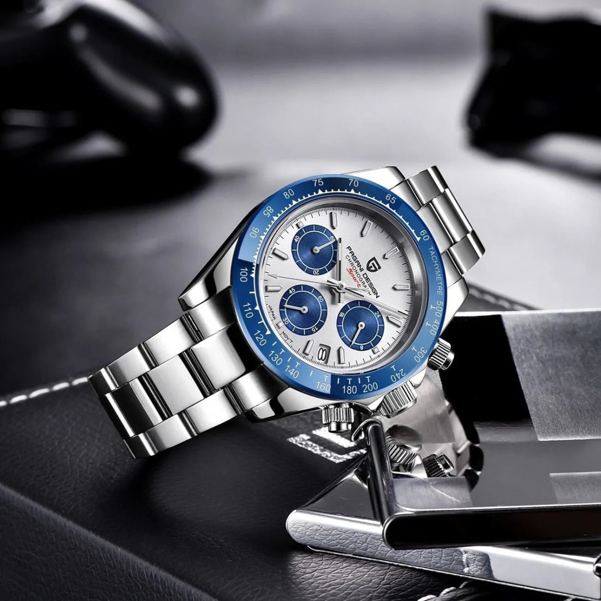 Pagani Design PD-1644 chronograph watch — view 3