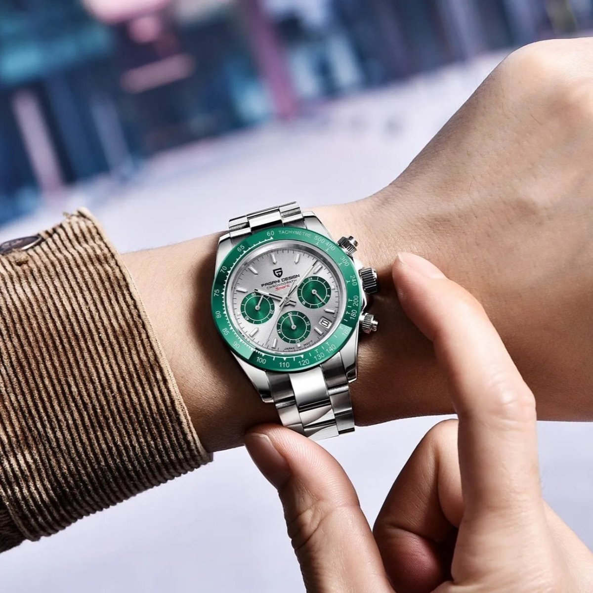 Pagani Design PD-1644 chronograph watch — view 5