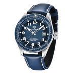 Pagani Design PD-1649 watch with blue leather dial